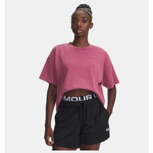 Under Armour Kadın UA Heavyweight Boxy Wash Kısa Kollu T-Shirt