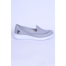Pierre Cardin 30168 Sneaker Esnek Bağcıksız Ortopedik Taban Gri Günlük Kadın Spor Ayakkabı