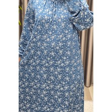 Elmas Tesettür Kadın Tesettür Giyim Büyük Beden Tensel Keten Nida 2 Elbise