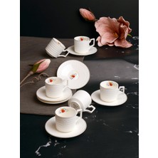 Paçi Kahve Takımı Lunaria Kabartmalı POR-102220