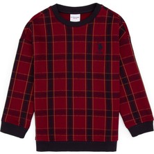 U.s. Polo Assn. Erkek Çocuk Bordo Sweatshirt 50316520-VR014