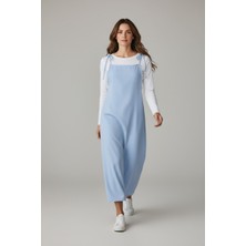 Ece Giyim Kadın Ayarlanabilir Ip Askılı Dabıl Kumaş Elbise