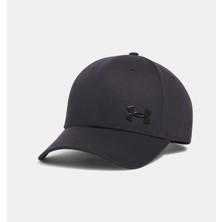 Under Armour Erkek Ua Sportstyle Metal Şapka UPF 50+ Koruma ile Ayarlanabilir Siyah Renk 1389695-001