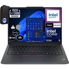 Lenovo Thinkpad E14 Gen 6 21M70092TXEP5 Ultra 5-125U 24GB Ram 1tb SSD Intel Graphics 14" Wuxga WIN11 Pro + Elektropasaj Çanta