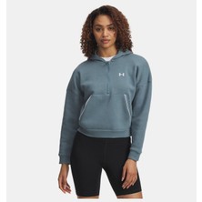 Under Armour Kadın Ua Rival Fleece Piped Yarım Fermuarlı Kapüşonlu Sweatshirt 6003707-587
