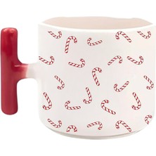 Yılbaşı Temalı T Kulp Kupa Bardak