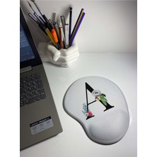 Rakkun Shop Harf Bakılı Bilek Destekli Mouse Pad