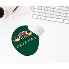 Hediye Labs Friends Baskılı Bilek Destekli Mouse Pad
