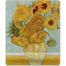 Hediye Labs Van Gogh Ayçiçekleri Bilek Destekli Mouse Pad