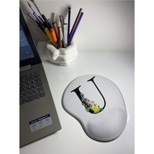 Rakkun Shop Harf Bakılı Bilek Destekli Mouse Pad