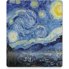Hediye Labs Van Gogh Starry Night Bilek Destekli Mouse Pad