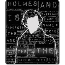 Hediye Labs Sherlock Holmes Bilek Destekli Mouse Pad