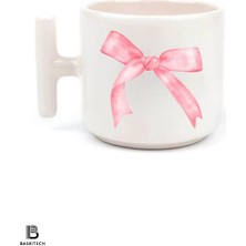 Fiyonk Baskılı T Kulp Kupa Bardak