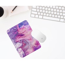 Hediye Labs Karışık Mor Renkli Bilek Destekli Mouse Pad