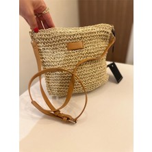 Çanta Hasır Uzun Saplı