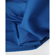 Kumaş Parça Saks Mavisi Ince Pamuklu Dokuma (En 140 cm x Boy 280 Cm)