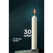 Butik Bfs  Klasik Mum 30 Adet - Kokusuz Mum