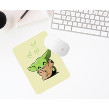 Hediye Labs Baby Yoda Baskılı Mouse Pad