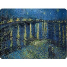 Hediye Labs Van Gogh Starry Night Over The Rhone Mouse Pad