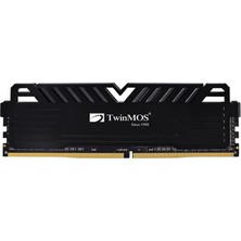 Twinmos 16 GB Ddr4 3200MHZ Tornadox7 CL16 Soğutuculu Ram Yüksek Performans İçin Tasarlandı Dt TMD416GB3200D16BKX7P