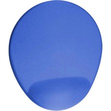 Hediye Labs Mavi Oval Bilek Destekli Mouse Pad
