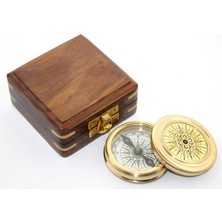 Neonova Ahşap Kutulu Pusula Model 2