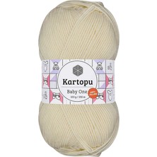 Neonova Baby One Tüylenmeyen El Örgü Ipi Yünü Krem K025