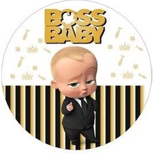 Klas Reklam Patron Bebek Temali  Doğum Günü Pankart Branda 100X100