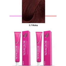 Neonova 2 Li Set Premium 5.7 Moka - Kalıcı Krem Saç Boyası 2 x 50 G Tüp