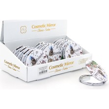 Neonova Taşlı Istanbul Tasarımı El Aynası Ince Model 2