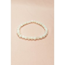 Neonova Sedef Doğal Taş Bileklik Kutulu