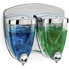 Neonova Sıvı Sabunluk Ikiz 350+350 ml Krom Kaplama ROYALEKS-F038