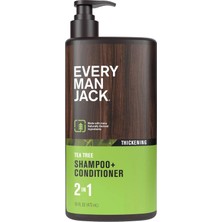 Every Man Jack Tea Tree 2’si 1 Arada Şampuan ve Saç Kremi 473ML