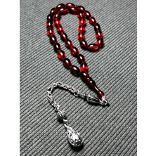 Cielore Püsküllü Sıkma Kehribar Beyzi Model Tesbih