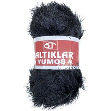 Neonova 1 Adet Yumoş Sakallı El Örgü Ipi Yünü Siyah