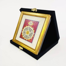 Aşiyan Sanat Nazar Ayeti Kadife Kutulu Çerçeveli Tablo