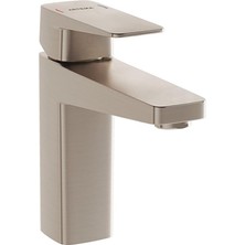 Yükseloğlu Store Root Square A4273134 Yüksek Lavabo Bataryası, Fırçalı Nikel