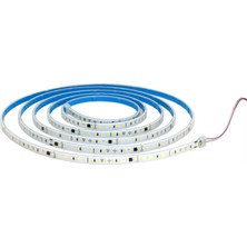 Demir Led 220 Volt Şerit LED Dim Edilebilir 10 cm De Bir Kesilebilir Mavi IP65 Şerit LED (5 Metre)