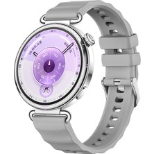 Redmud Teknoloji Huawei Watch Gt 6 41 mm ile (18 Mm) Uyumlu Dalgalı Orijinal Tasarım Yumuşak Silikon Kordon