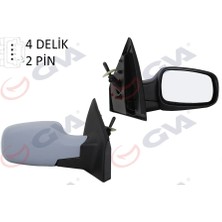 GVA DIŞ DİKİZ AYNASI SAĞ CLIO 2006 MEKANİK ISITMALI SENSÖRLÜ ASTARLI KONVEKS 2 FİŞ VM-6136PSR