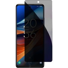 Grabono Oppo Reno 11F Hayalet Cam Ekran Koruyucu Anti-Statik Tam Korumalı Gizlilik Sağlar Leke ve Toz Tutmaz