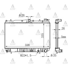 Maher RADYATÖR SU EXCEL 1990-1994 26MM M-T BRAZING 25310 24002