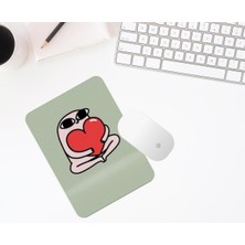 Hediye Labs Kalp Baskılı Mouse Pad