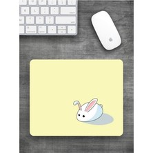 Hediye Labs Tavşan Baskılı Dikdörtgen Mouse Pad Bskbzr