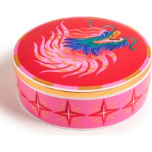 Solid Shekou Porselen Dekoratif Obje 12x12x4 Cm Renkli