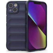 Kılıftech Apple iPhone 14 Kılıf Esnek Tpu Oyuklu Arka Yüzey Tasarımlı Zore Etnik Silikon Kapak