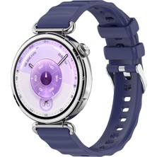 Redmud Teknoloji Huawei Watch Gt 6 41 mm ile (18 Mm) Uyumlu Dalgalı Orijinal Tasarım Yumuşak Silikon Kordon