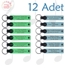 Miawiki F Yeşili & Gök Mavi, Müzik Festivali Katılımcılarına Armağan, 12’li Set, Kişiye Özgü Yazılı Hatıra