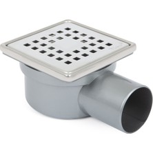 Sukar 10X10 Paslanmaz Çelik Çerçeveli Sulu/susuz Ø32 Yer Süzgeci 1041-1283222-11