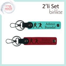 Miawiki Rakip Tanımayan Tarzlara, Gladyatör Ruhlu, Kişisel Anahtarlık Hediyesi, Turkuaz-Kırmızı